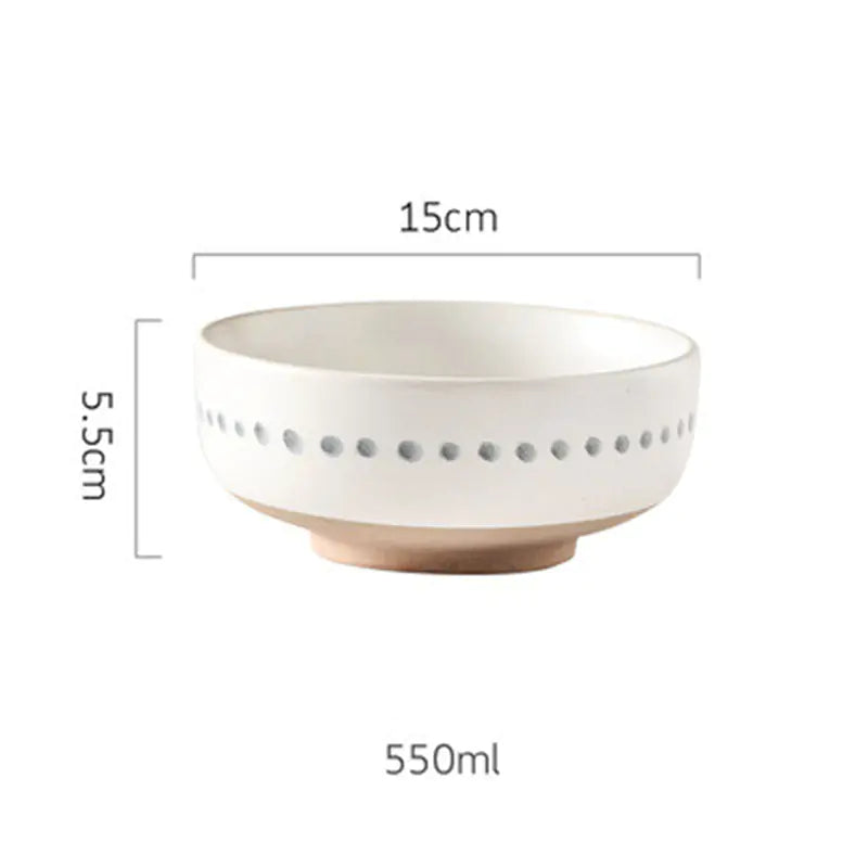 Creative Hand-painted Ceramic Tableware for Home Use